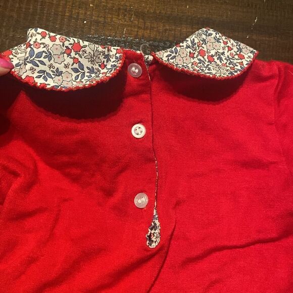 Callie Red Fleece Dress Marco & Lizzy 2T - Picture 10 of 10